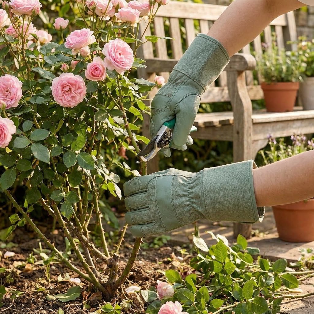 Velmonb™ Rose Pruning Gloves – Long-Cuff Thorn-Resistant Gardening Gloves for Pruning & Yard Work